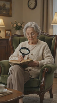 VISOLUZ magnifier in use — commercial video